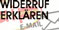 Widerruf erklären